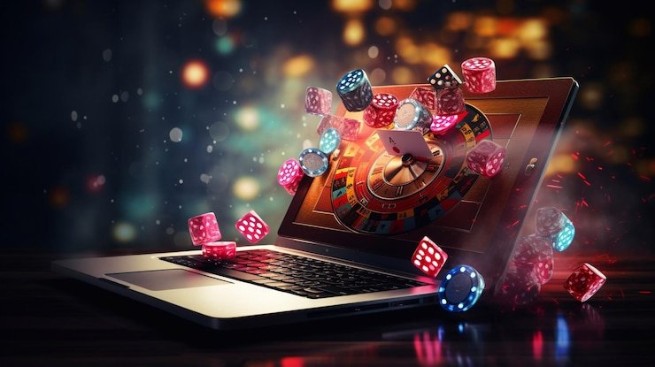 Panel kontrol taruhan Casino Hold'em jayaqq dengan tombol fold call raise dan statistik permainan